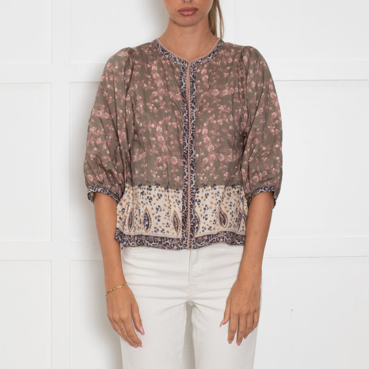 MABE Bani Multicolour  Patterned Jacket