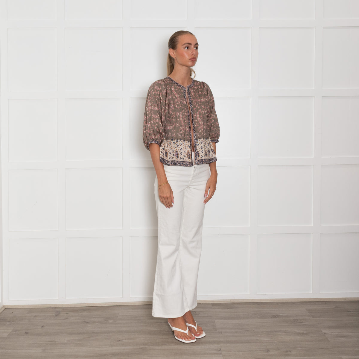 MABE Bani Multicolour  Patterned Jacket