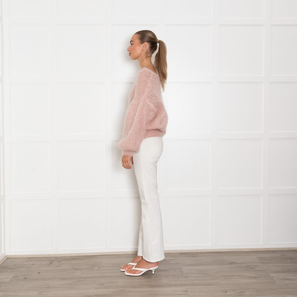 American Dreams Pink Mohair Mix Jumper