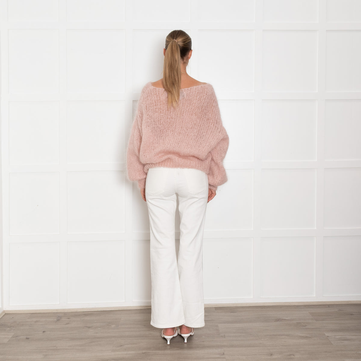 American Dreams Pink Mohair Mix Jumper