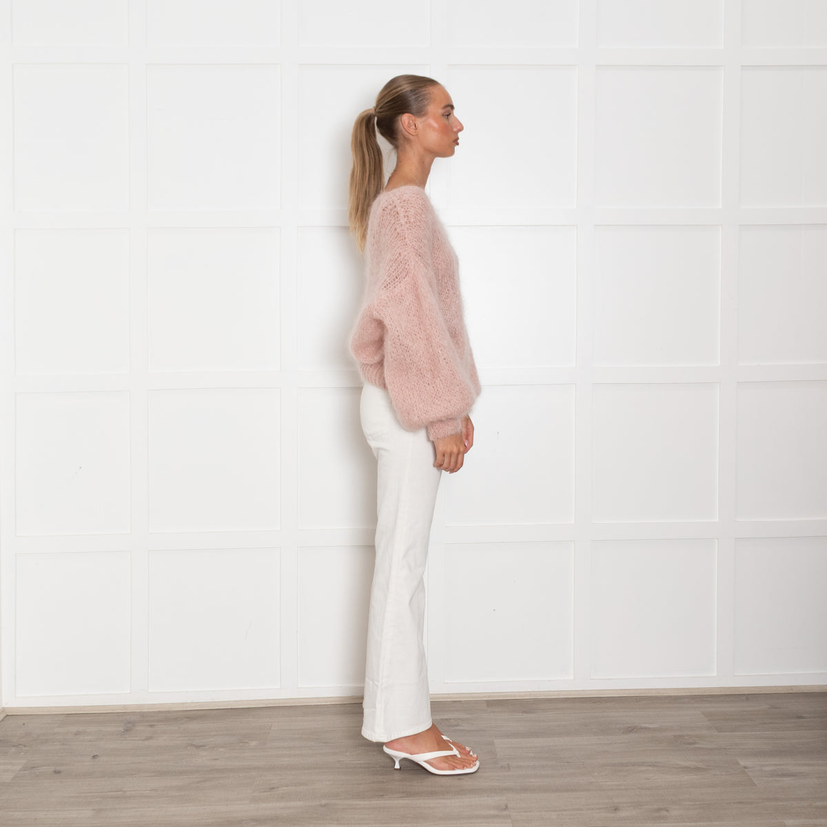 American Dreams Pink Mohair Mix Jumper