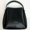 NEOUS Scorpii Black Leather Pleated Bag