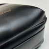 NEOUS Scorpii Black Leather Pleated Bag