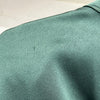 Roland Mouret Dark Green Satin Crepe Long Sleeve Blouse