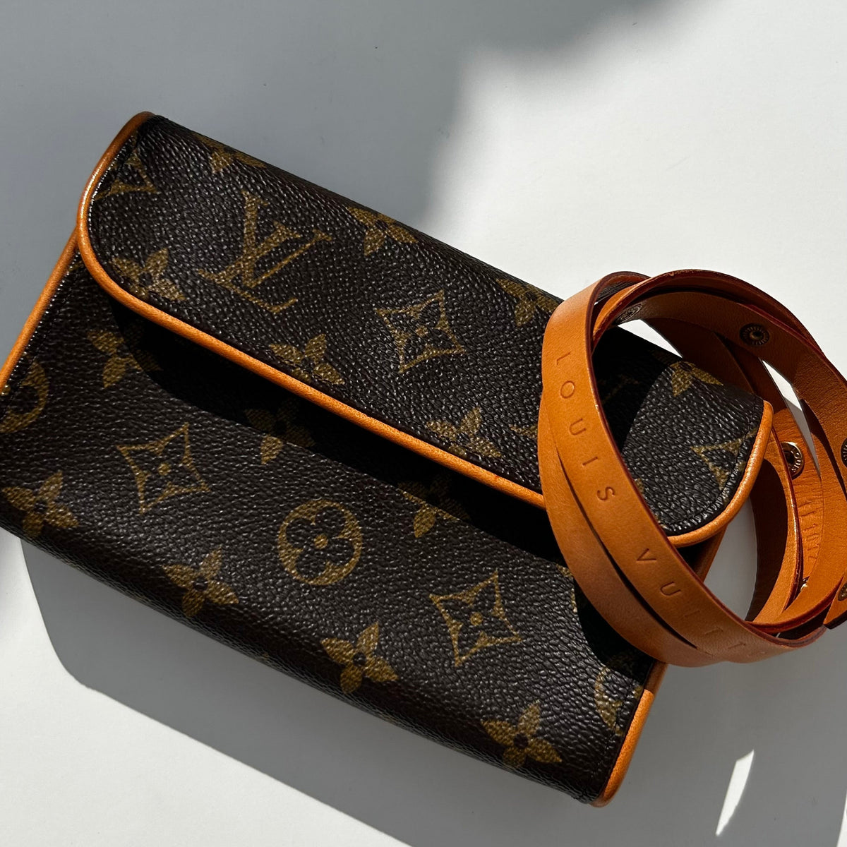 Louis Vuitton Monogram Pochette Florentine Waist Belt