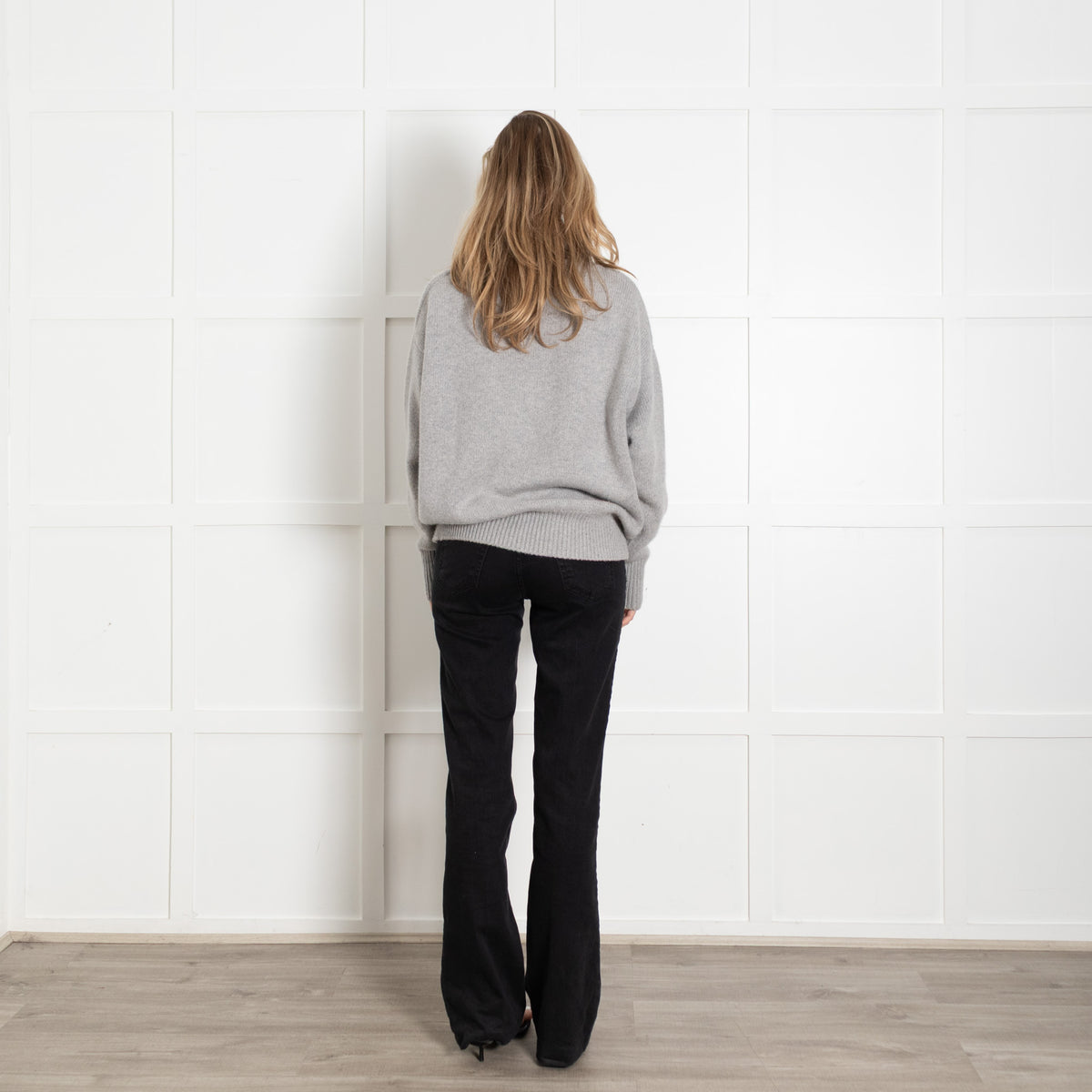 Extreme Cashmere Grey Oversized Rollneck