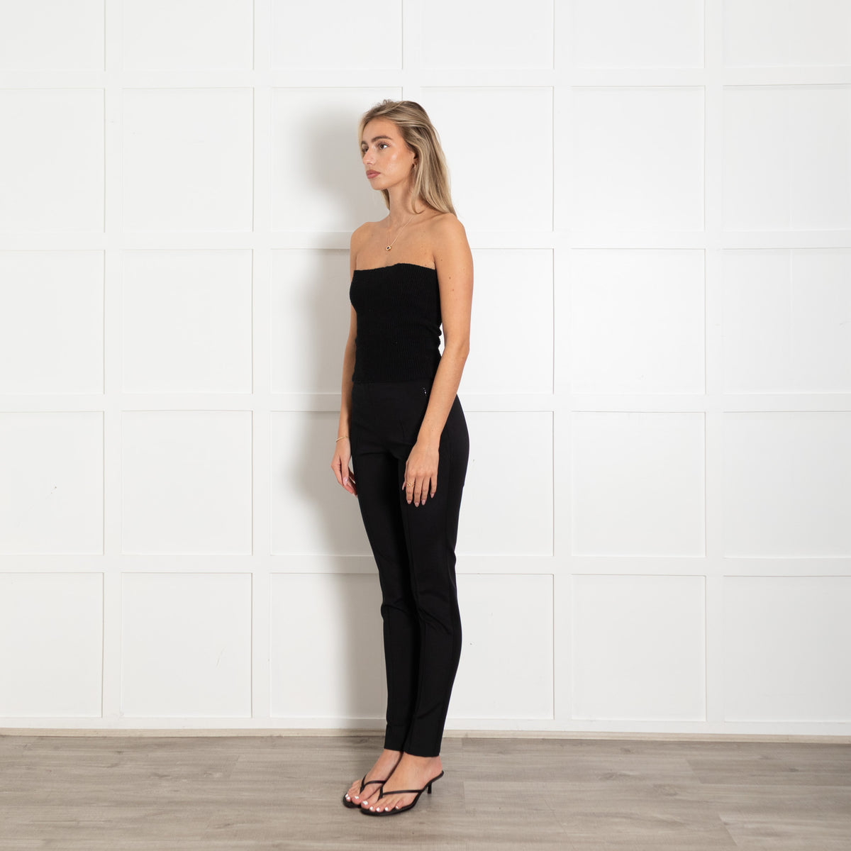 Akris Black Stretchy Zip Pocket Trousers