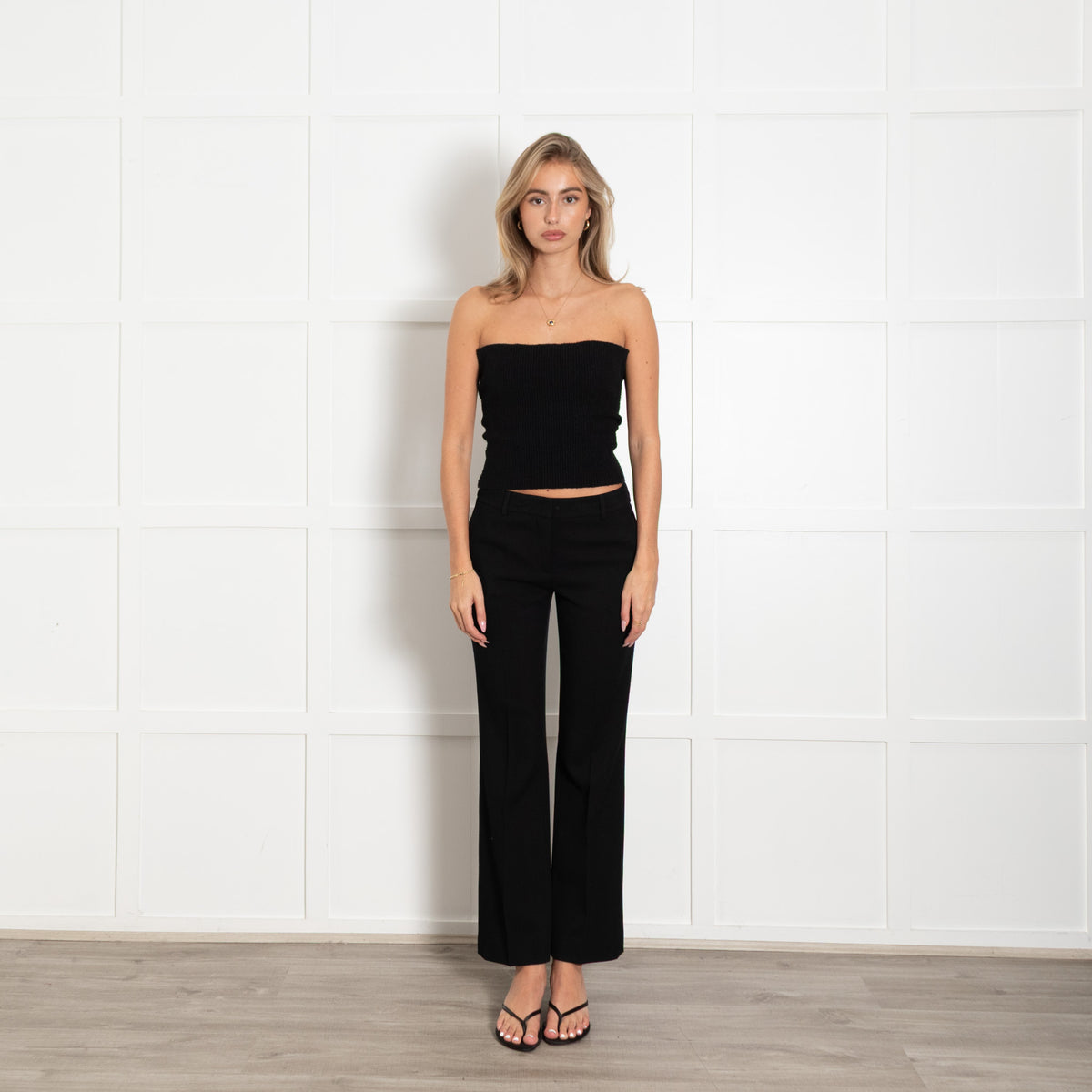 Akris Black Textured Trousers