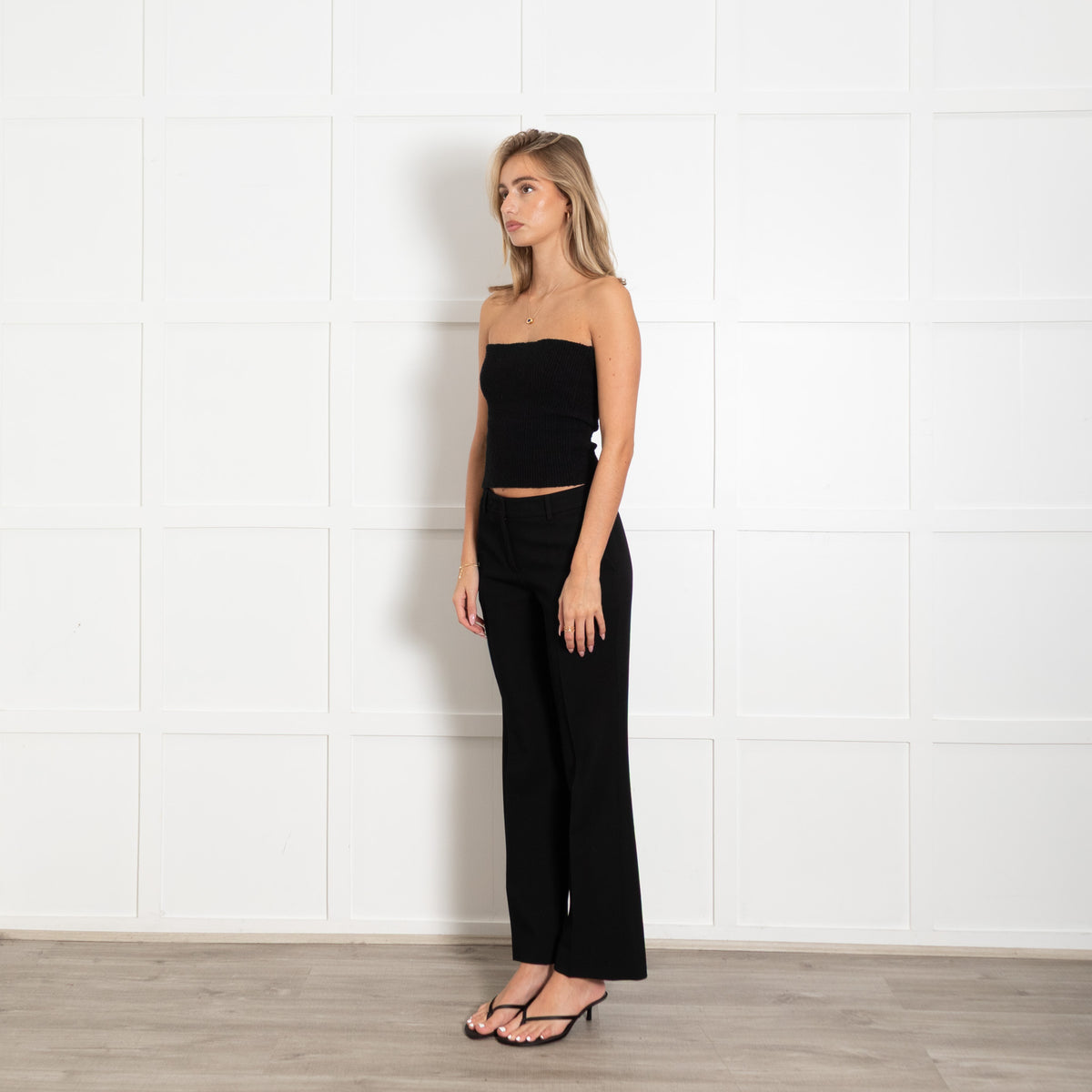 Akris Black Textured Trousers