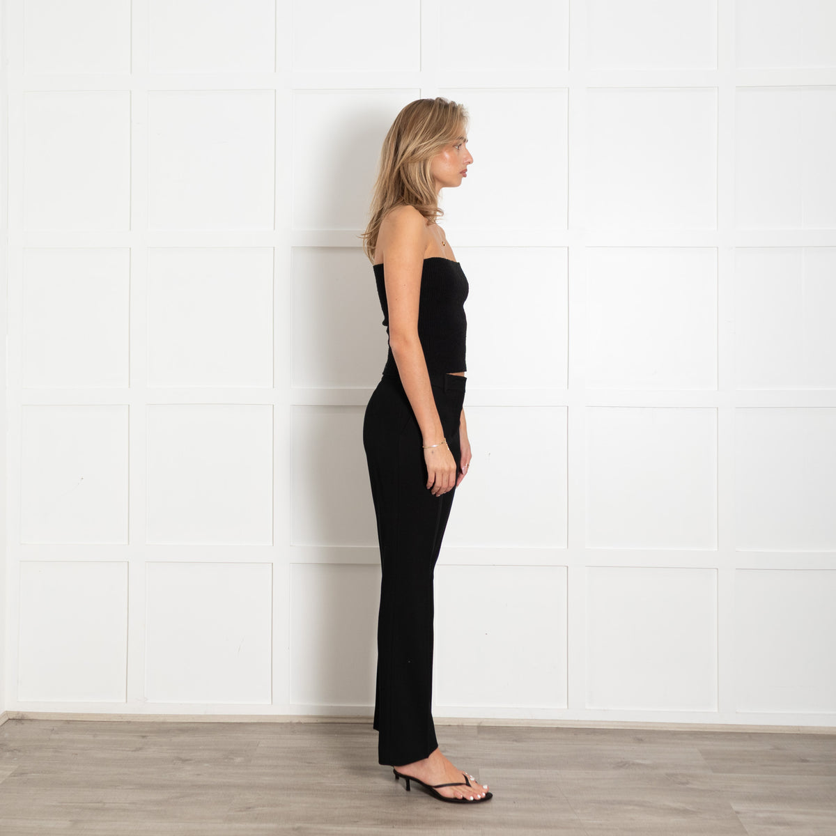 Akris Black Textured Trousers