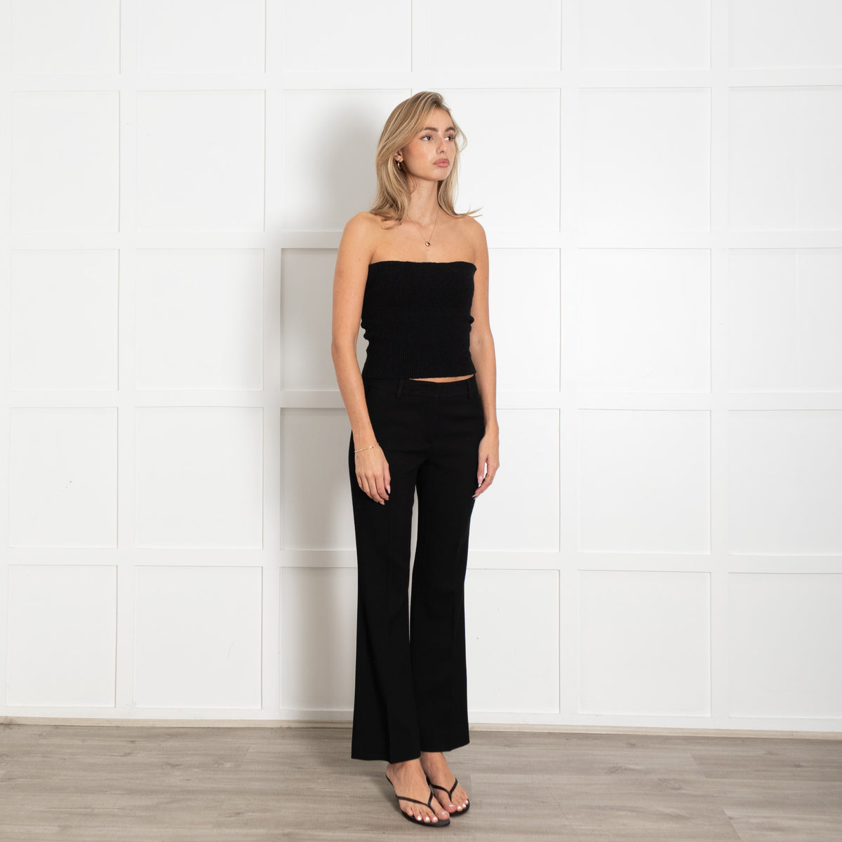 Akris Black Textured Trousers