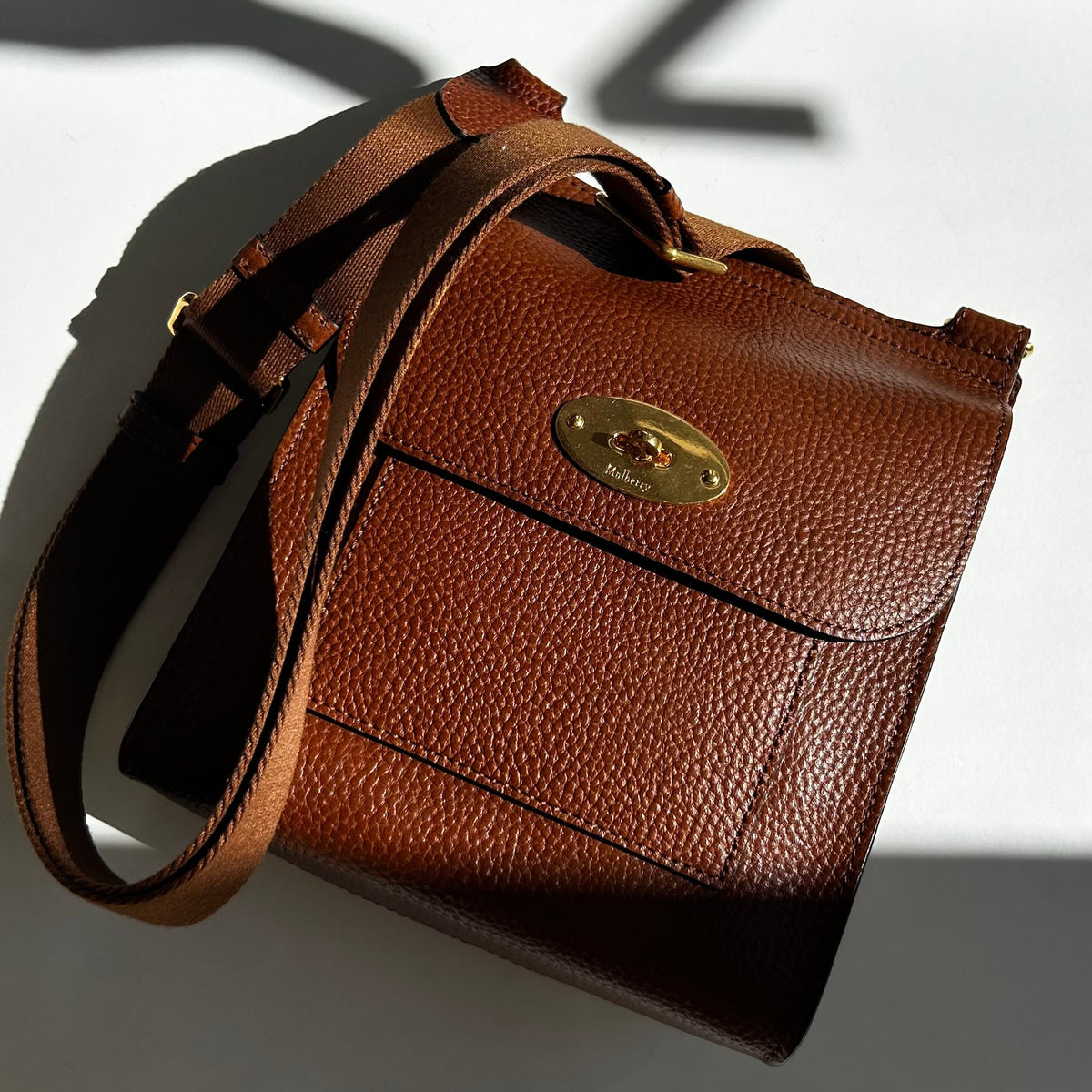 Mulberry Tan Small Antony Bag