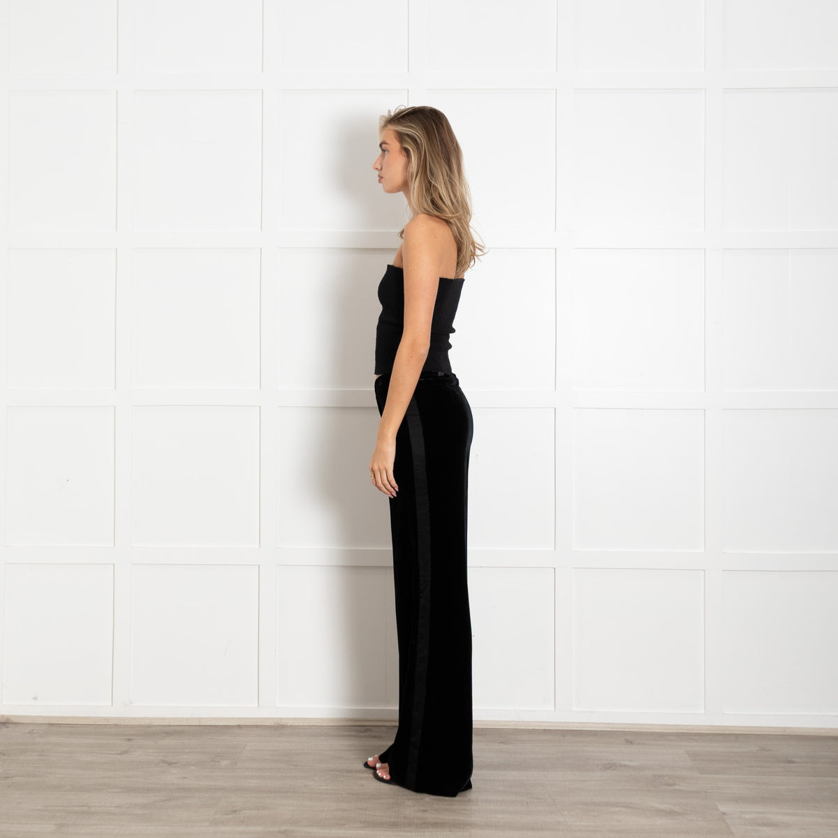 DVF Black Velvet Trouser