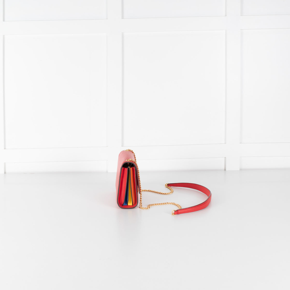 Tory Burch Red Leather Kira Crossbody Bag