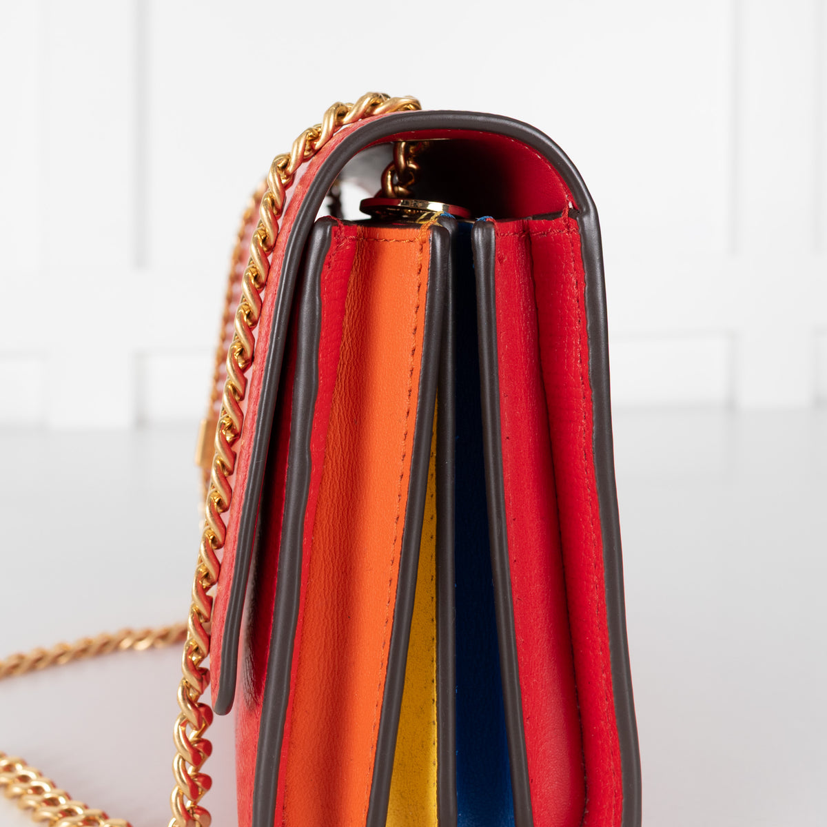 Tory Burch Red Leather Kira Crossbody Bag