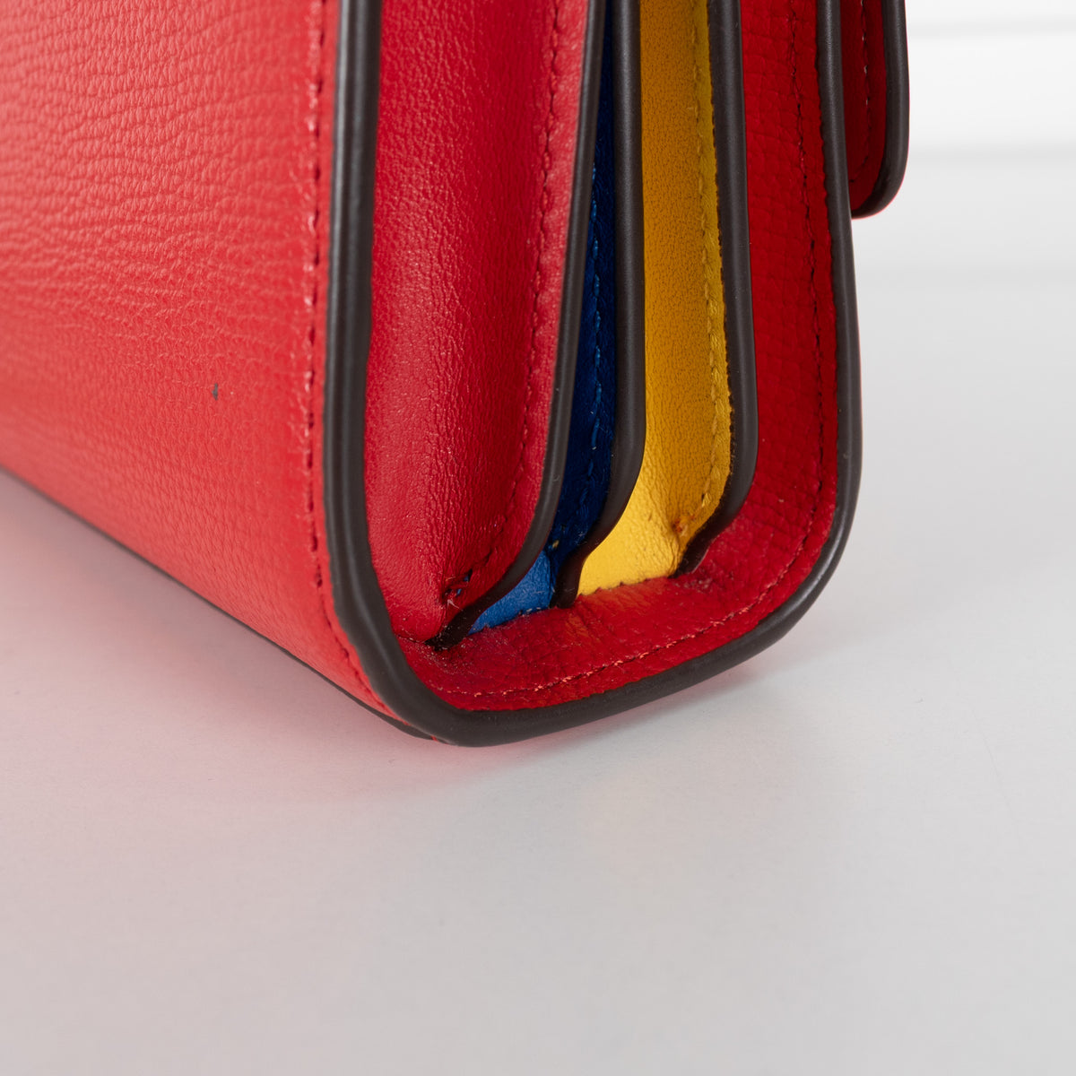 Tory Burch Red Leather Kira Crossbody Bag
