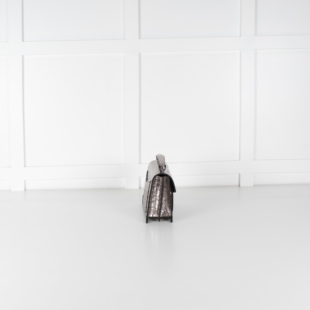 The Kooples Silver Embossed Leather Bag