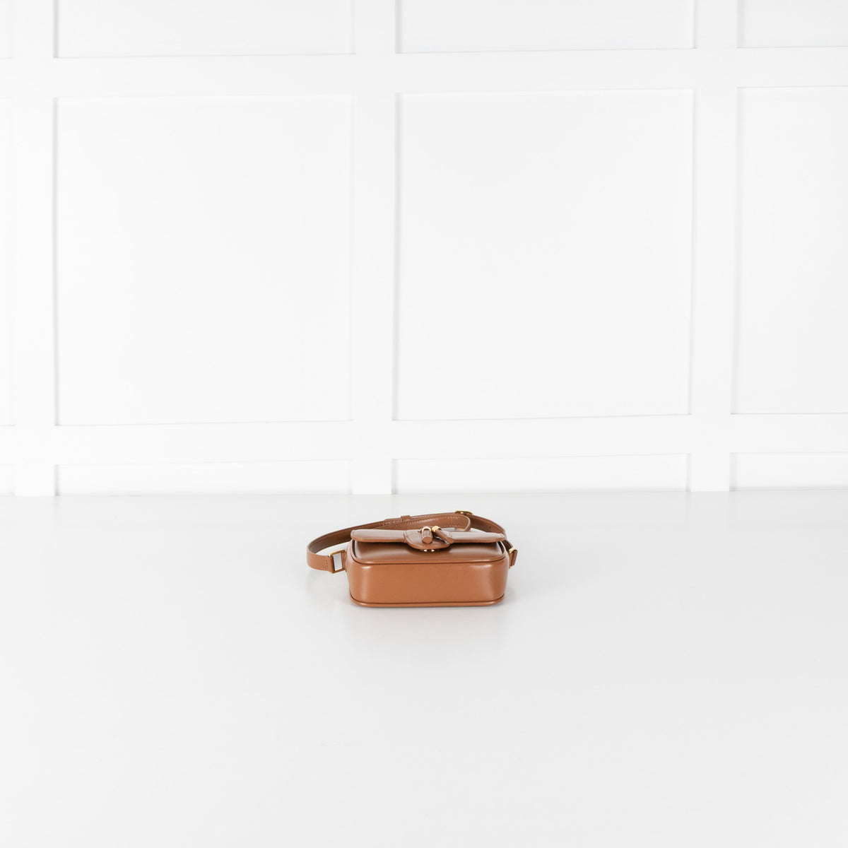 Celine Beige  Leather Mini Tassels Crossbody Bag