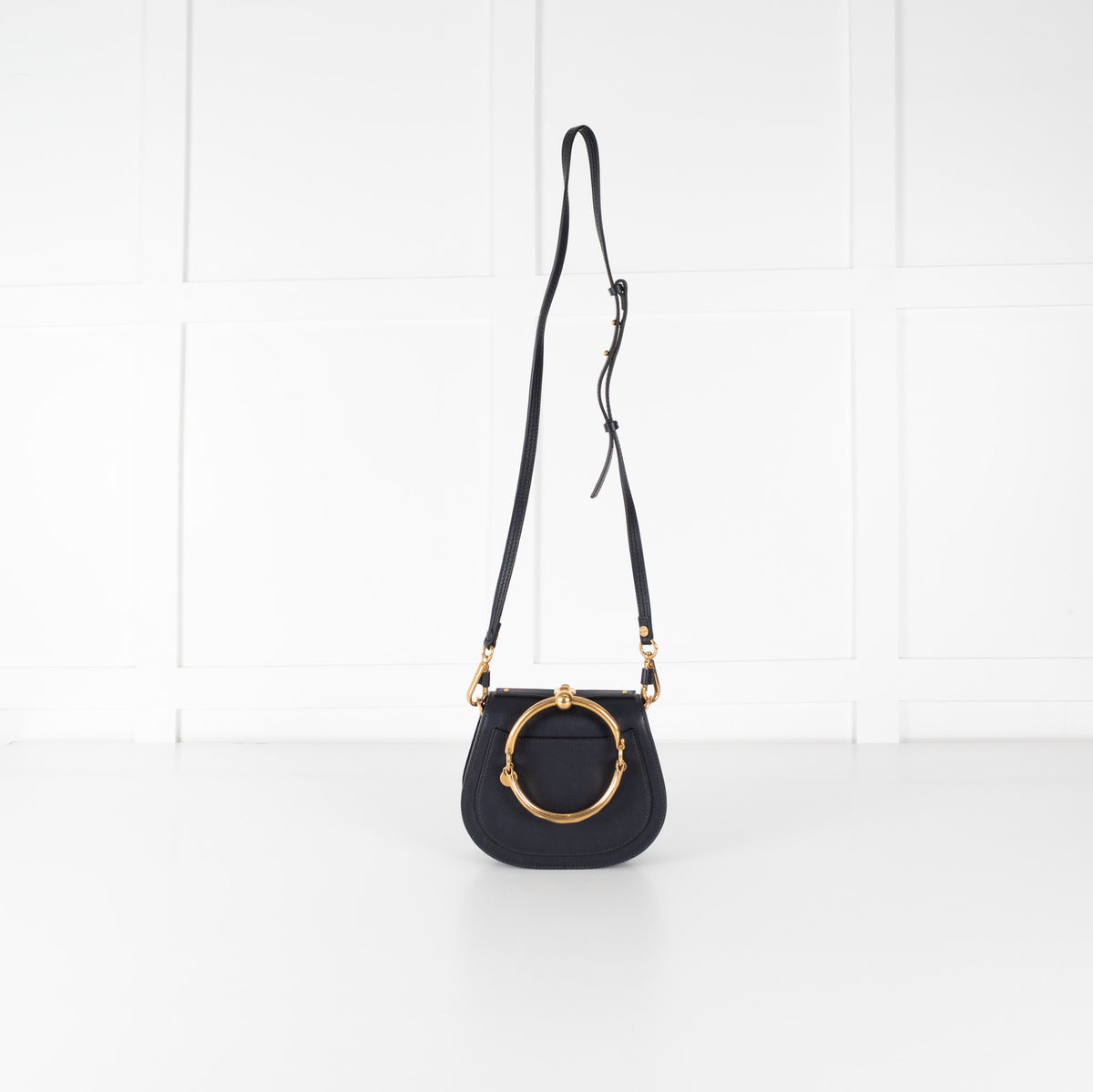 Chloe Midnight Blue Gold Bracelet Nile Bag