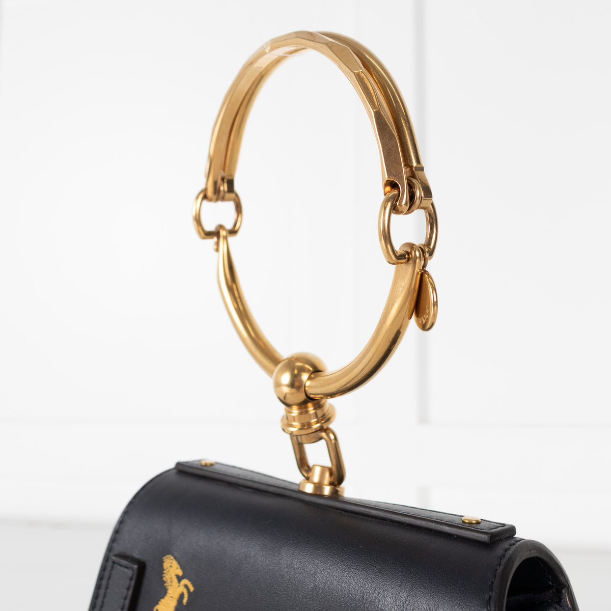 Chloe Midnight Blue Gold Bracelet Nile Bag
