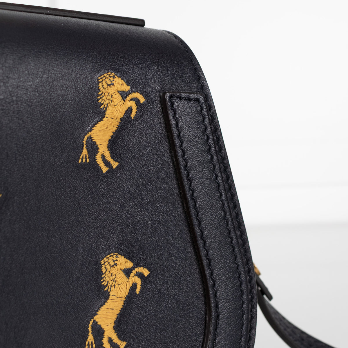 Chloe Midnight Blue Gold Bracelet Nile Bag