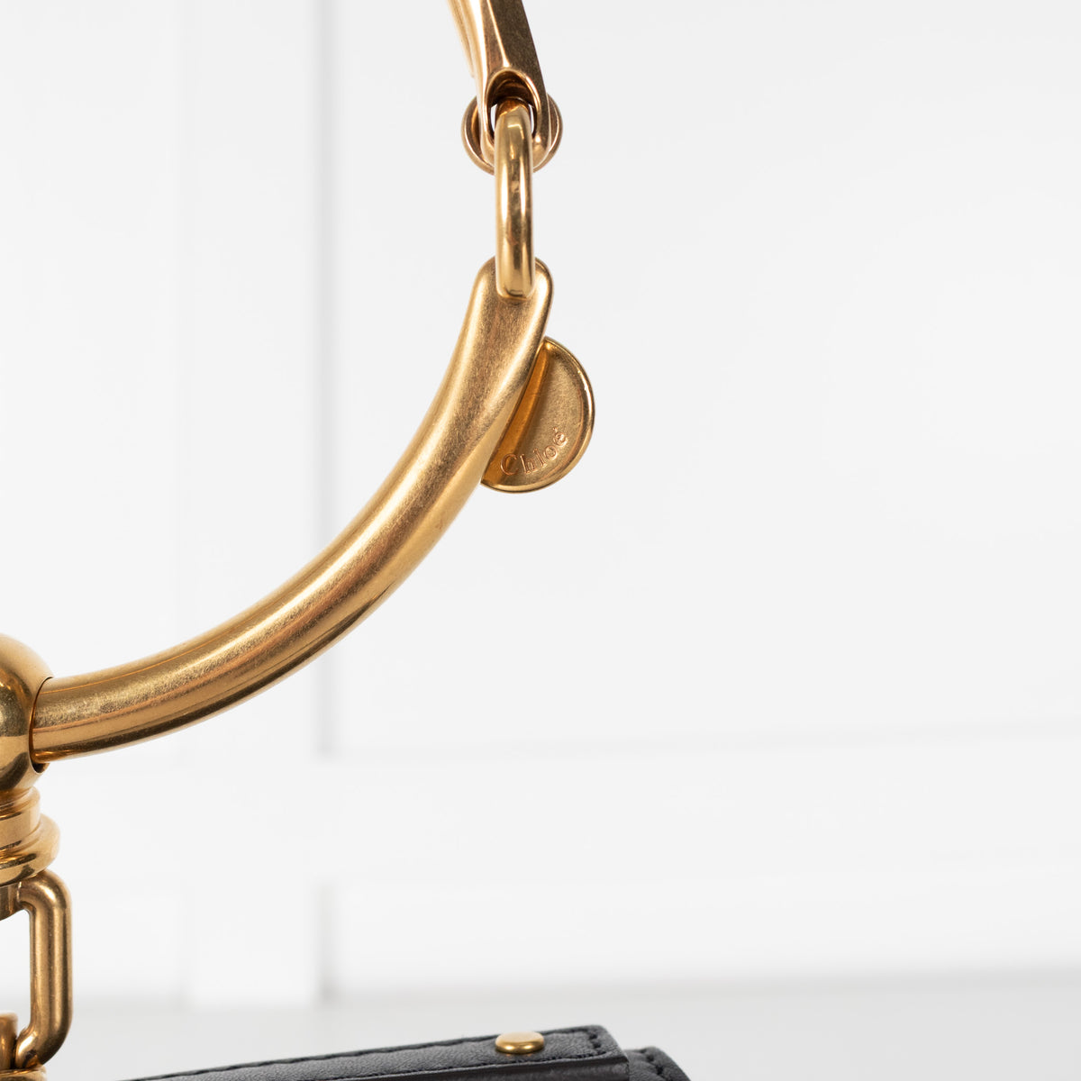 Chloe Midnight Blue Gold Bracelet Nile Bag