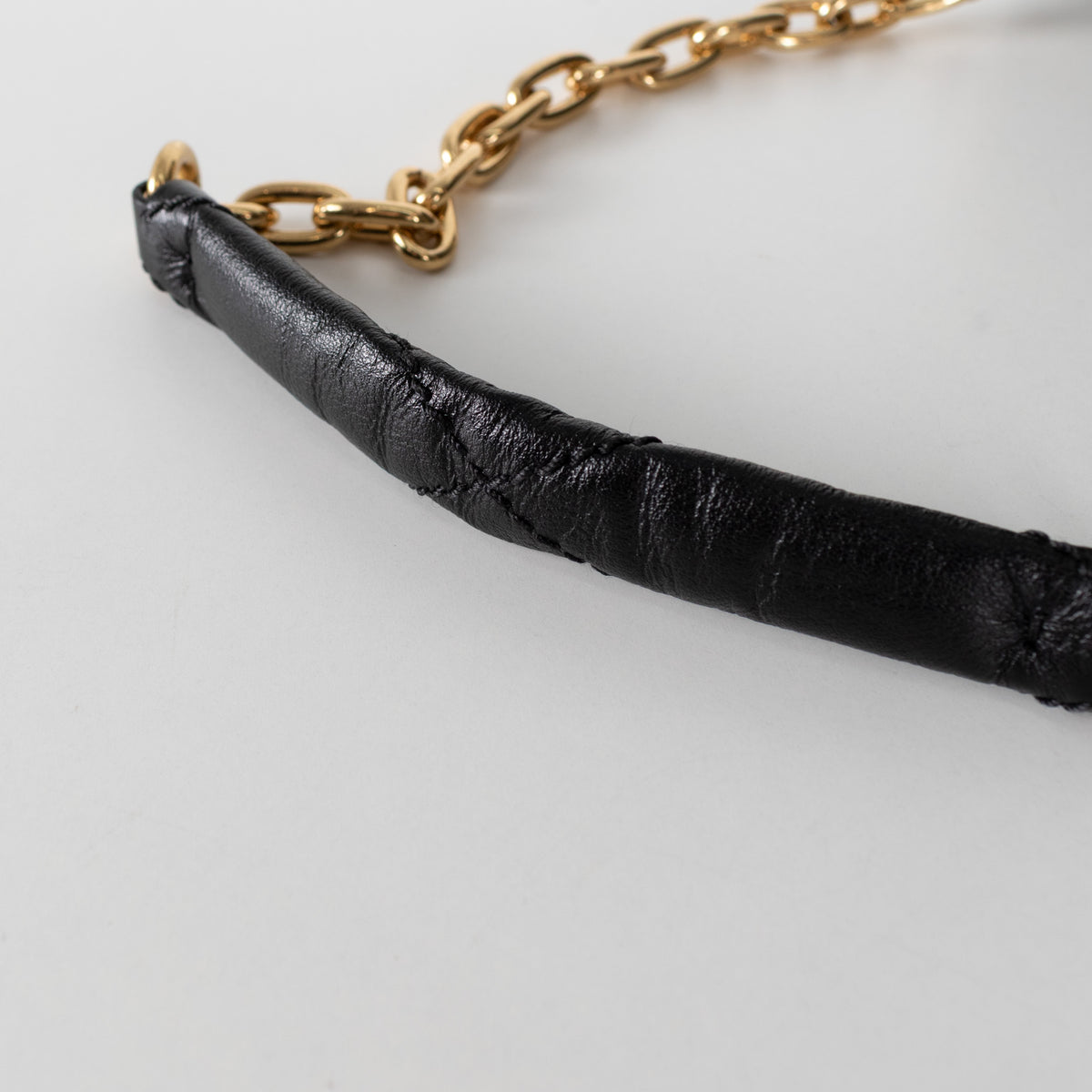 Burberry Black Quilted Leather Strand Shoulder Bag