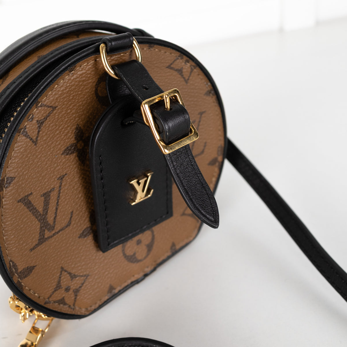 Louis Vuitton Beige Monogram Petit Boite Chapeau Crossbody Bag