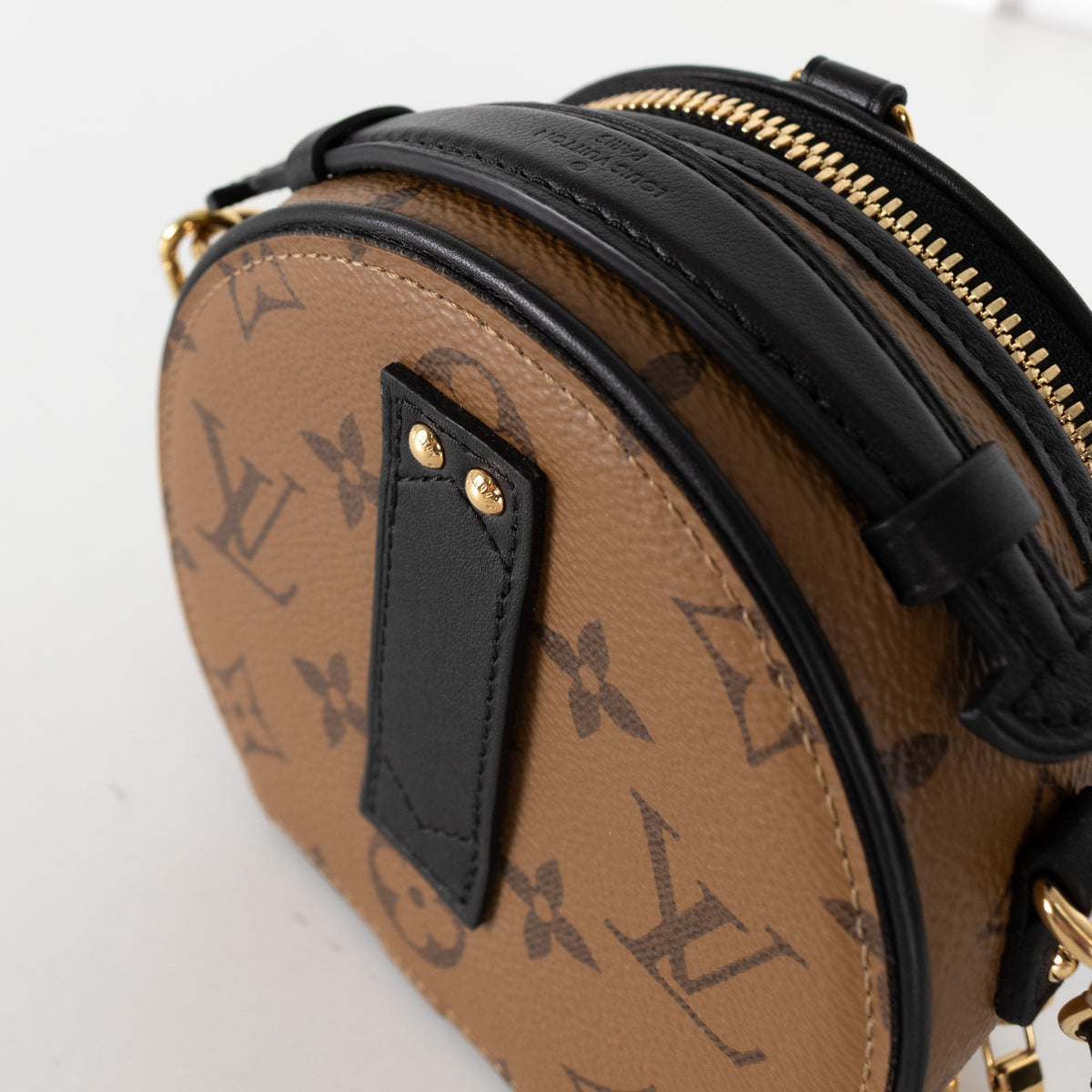 Louis Vuitton Beige Monogram Petit Boite Chapeau Crossbody Bag