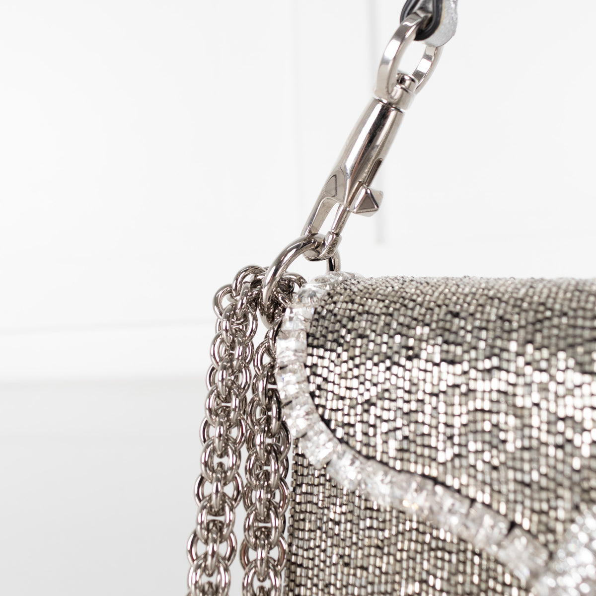 Valentino Garavani Loco Small Crystal Ecrusted Shoulder/Cross Body Bag