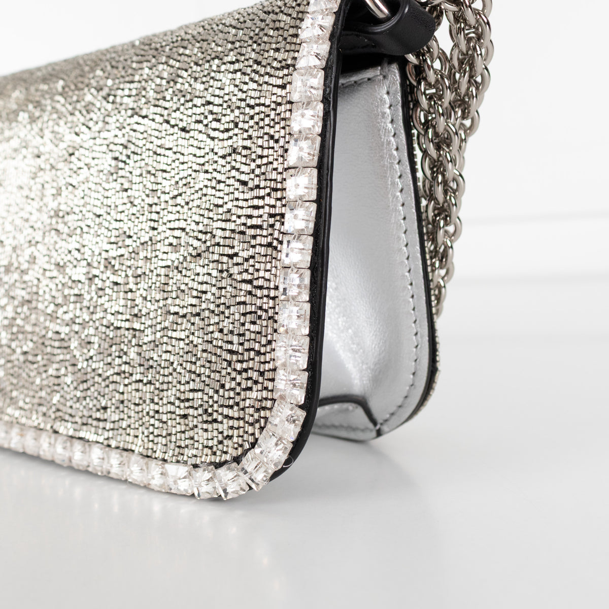 Valentino Garavani Loco Small Crystal Ecrusted Shoulder/Cross Body Bag