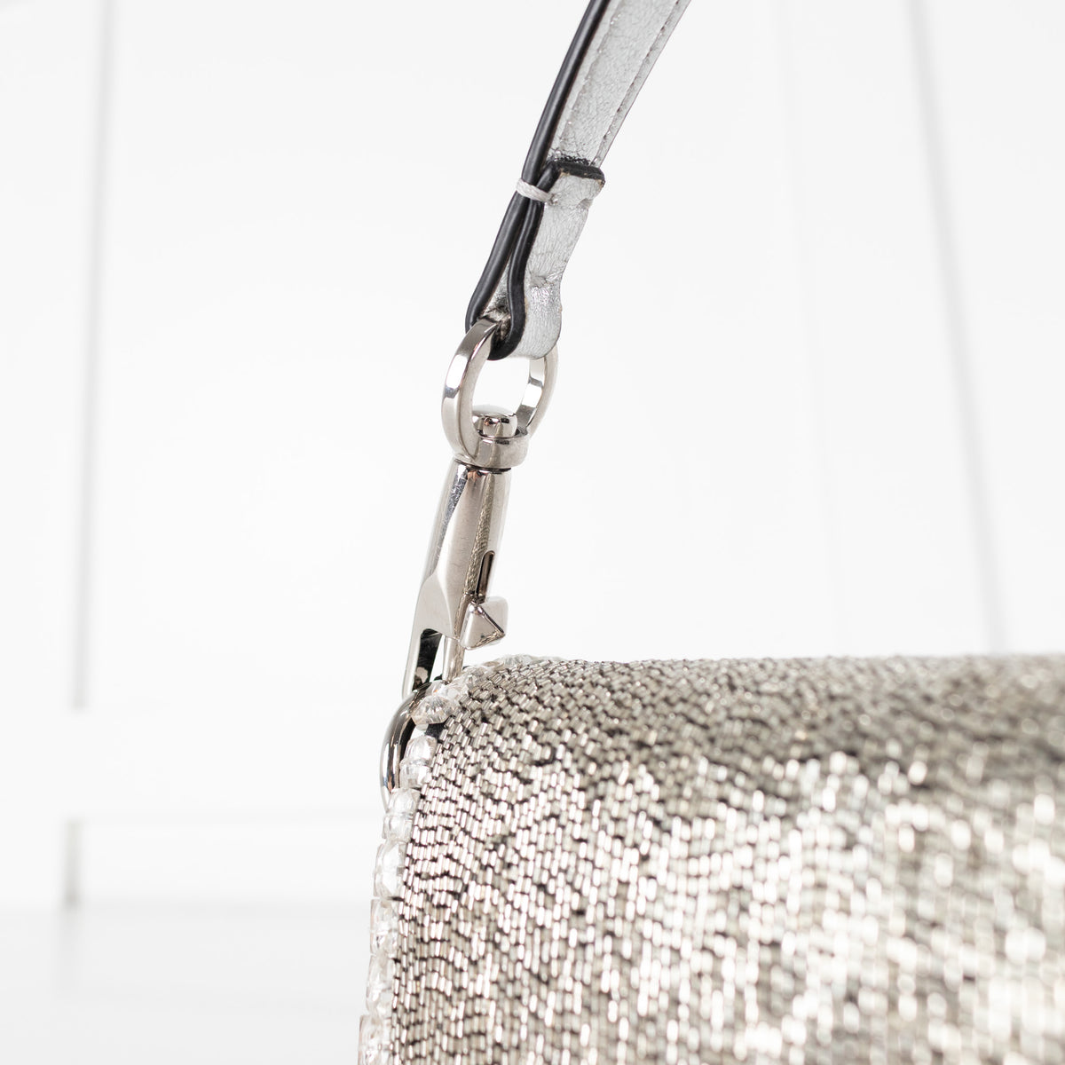 Valentino Garavani Loco Small Crystal Ecrusted Shoulder/Cross Body Bag