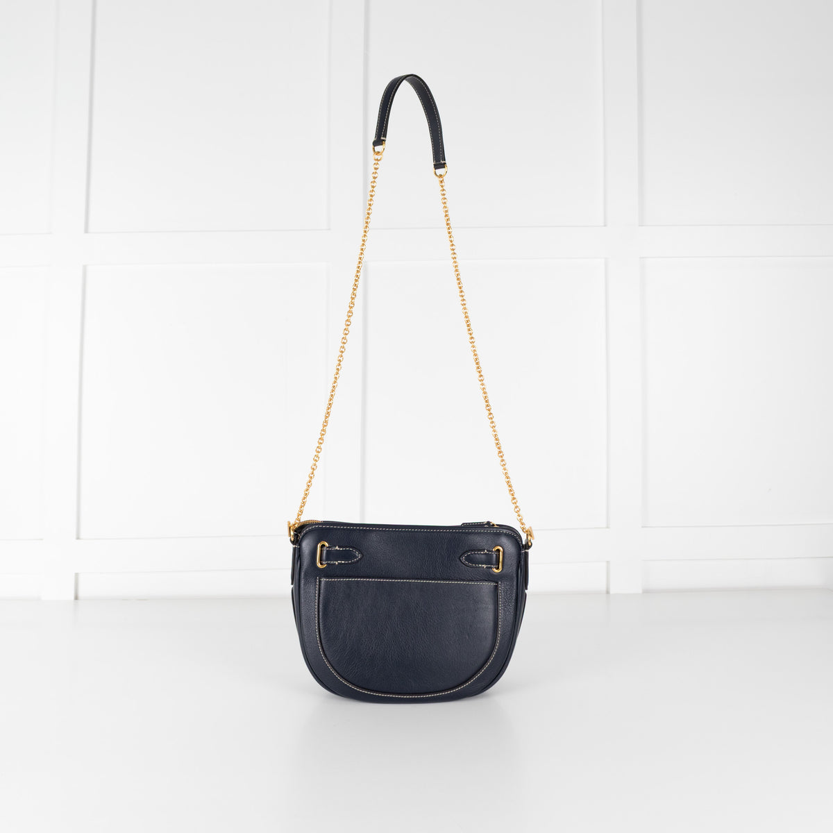 Mulberry Navy  Brockwell Silky Calf  Bag