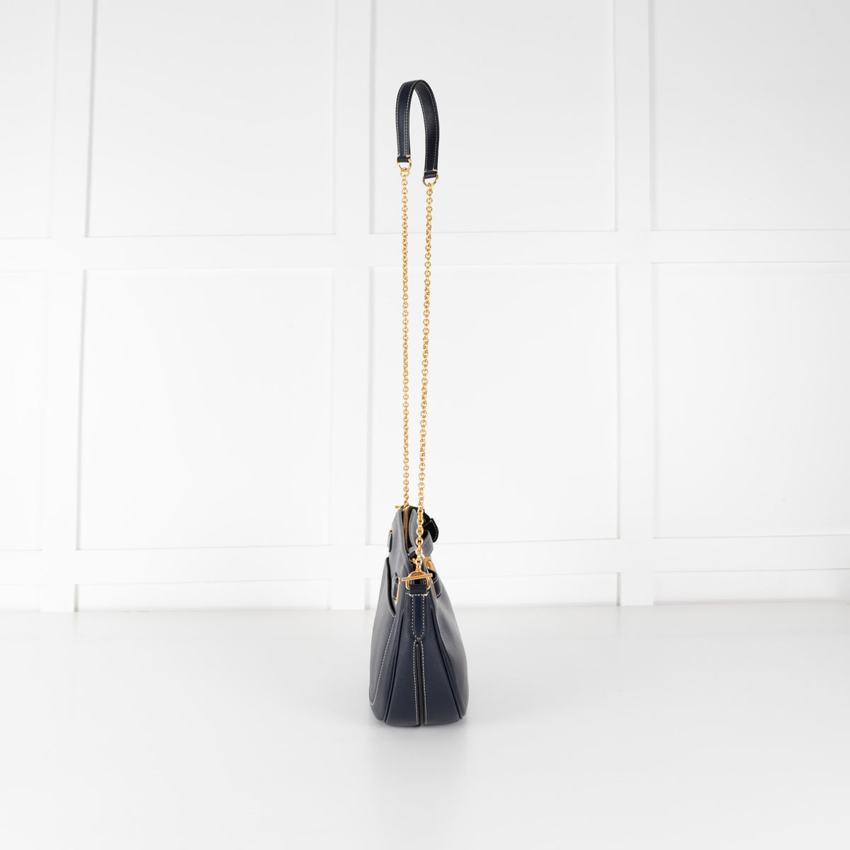 Mulberry Navy  Brockwell Silky Calf  Bag