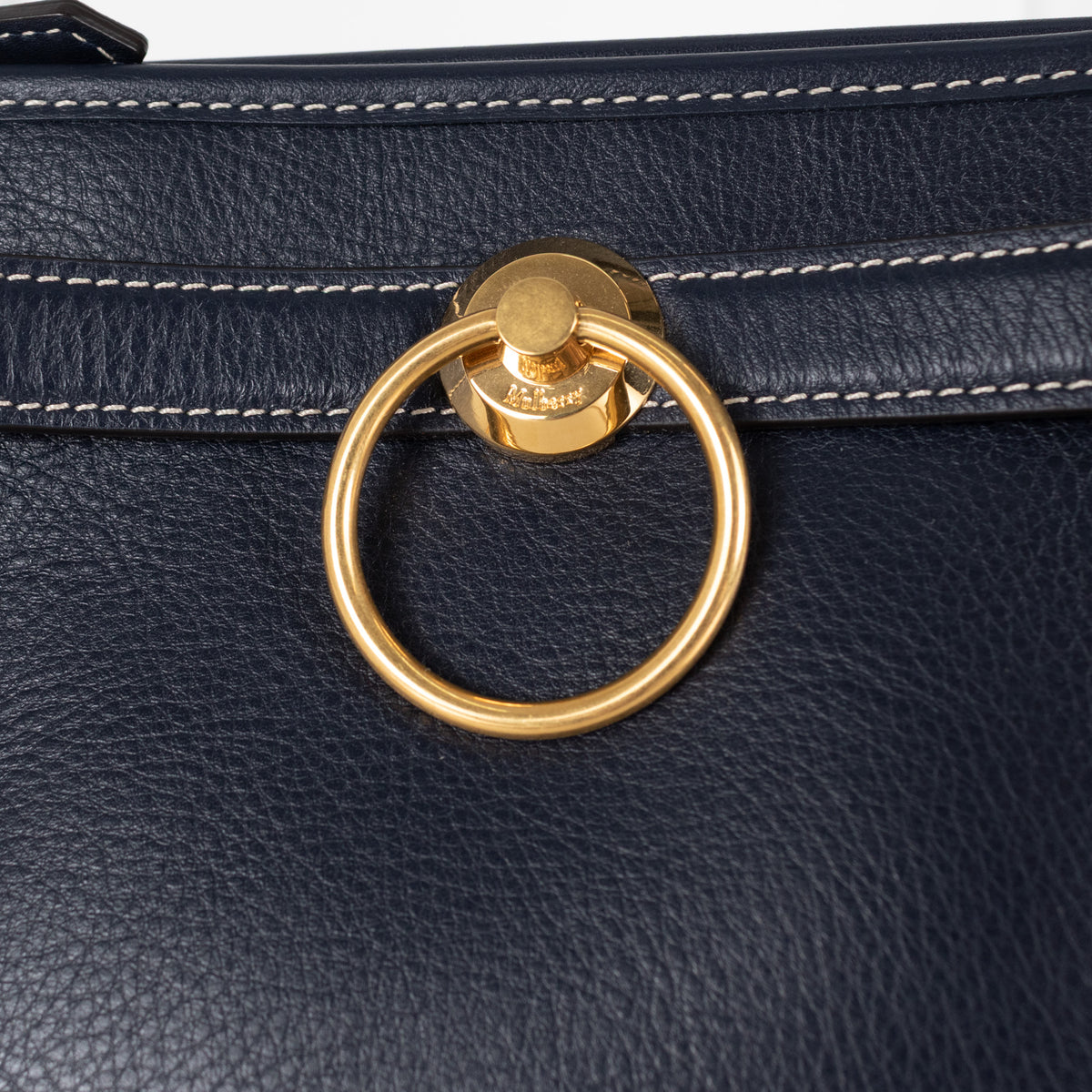 Mulberry Navy  Brockwell Silky Calf  Bag