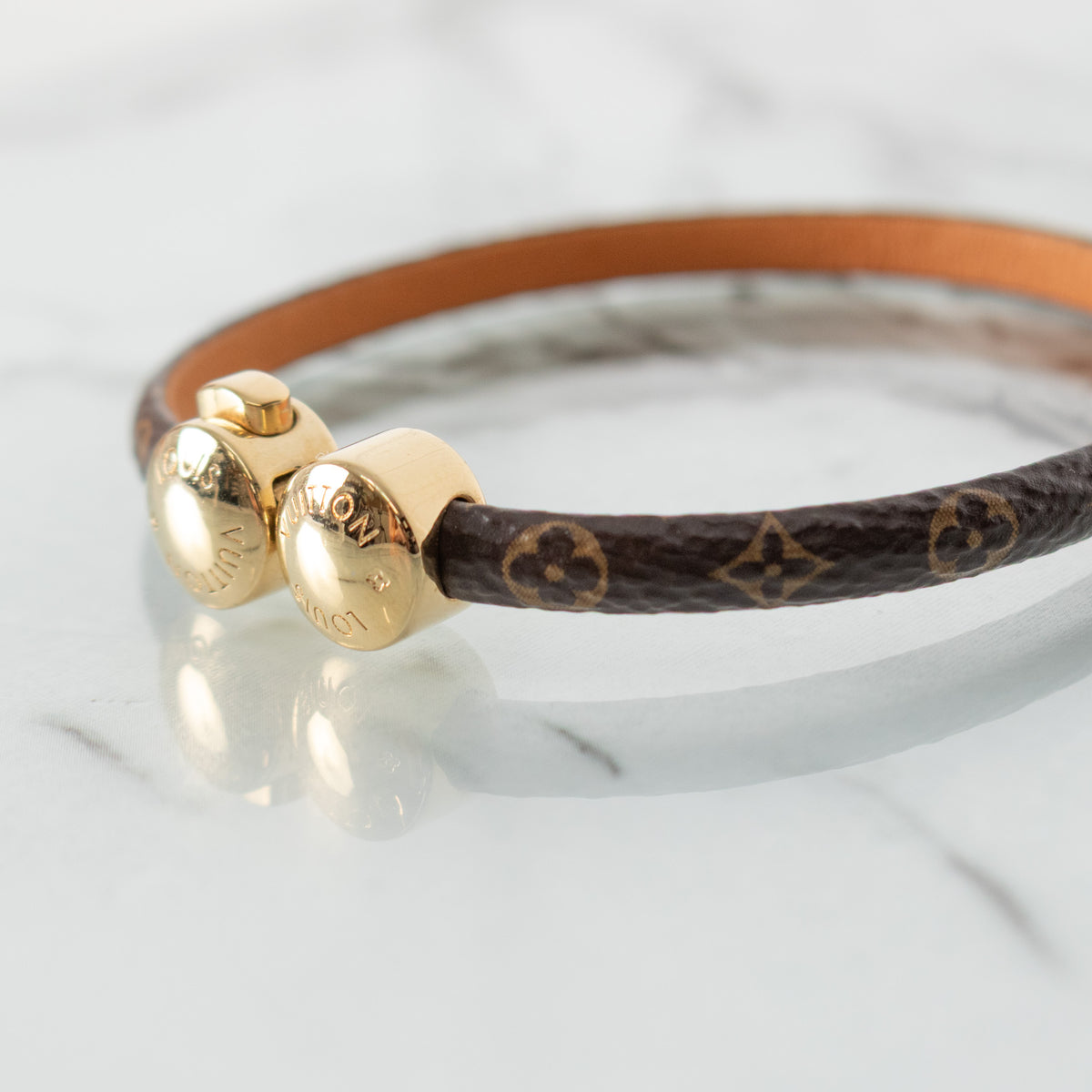 Louis Vuitton Historic Mini Monogram Bracelet (Size 19)