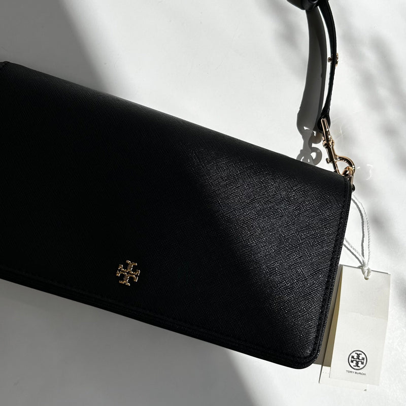 Tory Burch Black Emerson Convertible Strap Crossbody