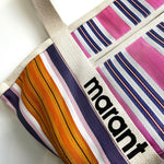 Isabel Marant Pink and Blue Darwen Tote