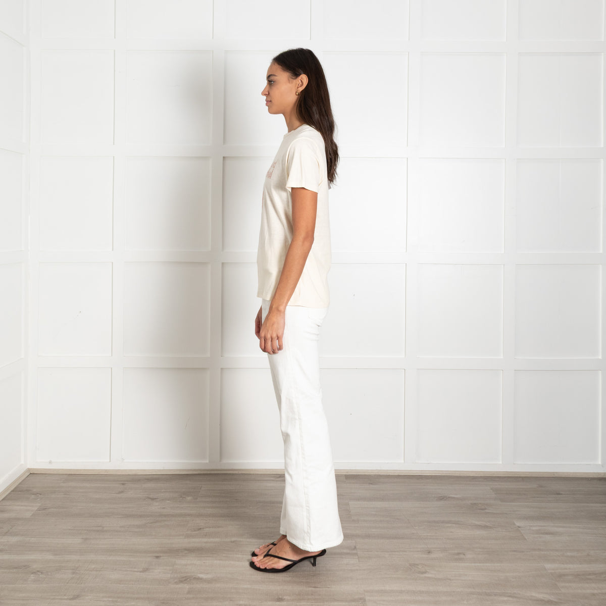 Christian Dior Cream Cotton Loose Fit T-shirt
