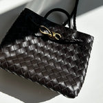 Bottega Veneta Small Brown Andiamo Bag
