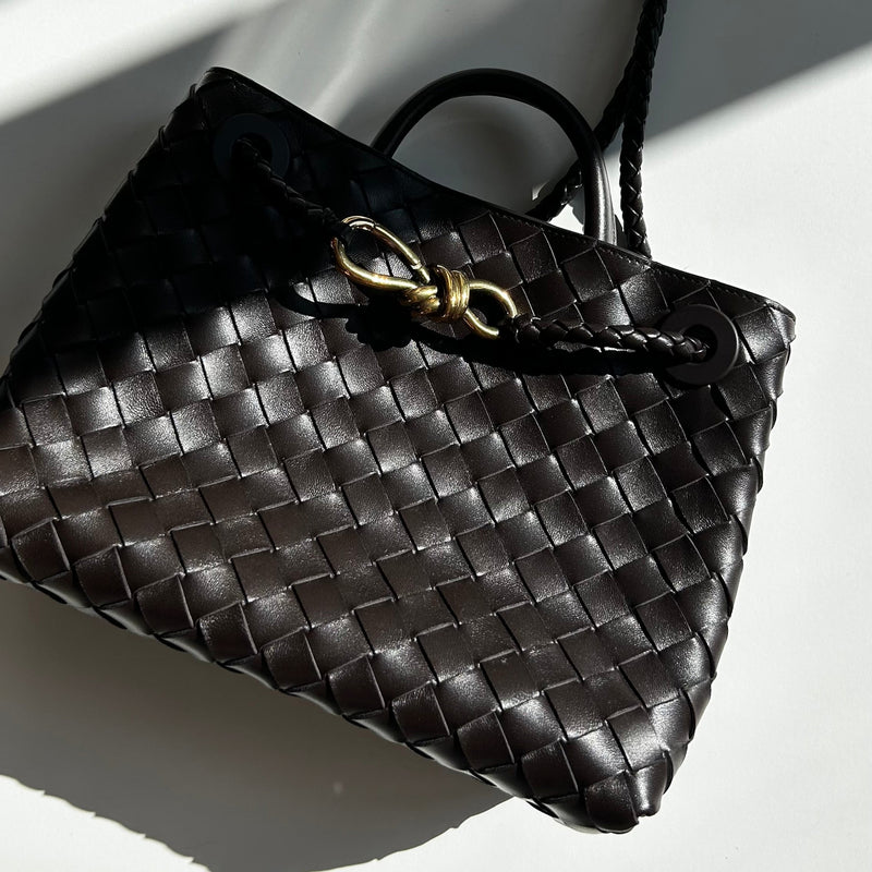 Bottega Veneta Small Brown Andiamo Bag