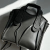 Chloe Elephant Grey Small Whipstitch Tote Bag