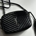 Saint Laurent Black Camera Lou Medium Bag