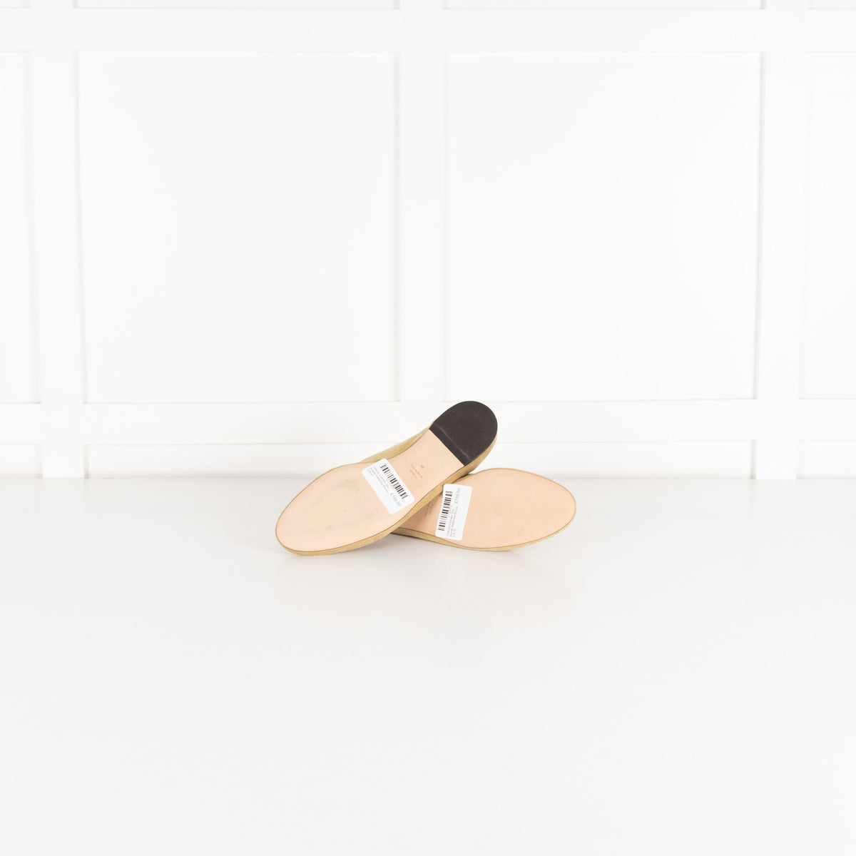 Toteme Cashew Slip Suede Ballerina Shoes