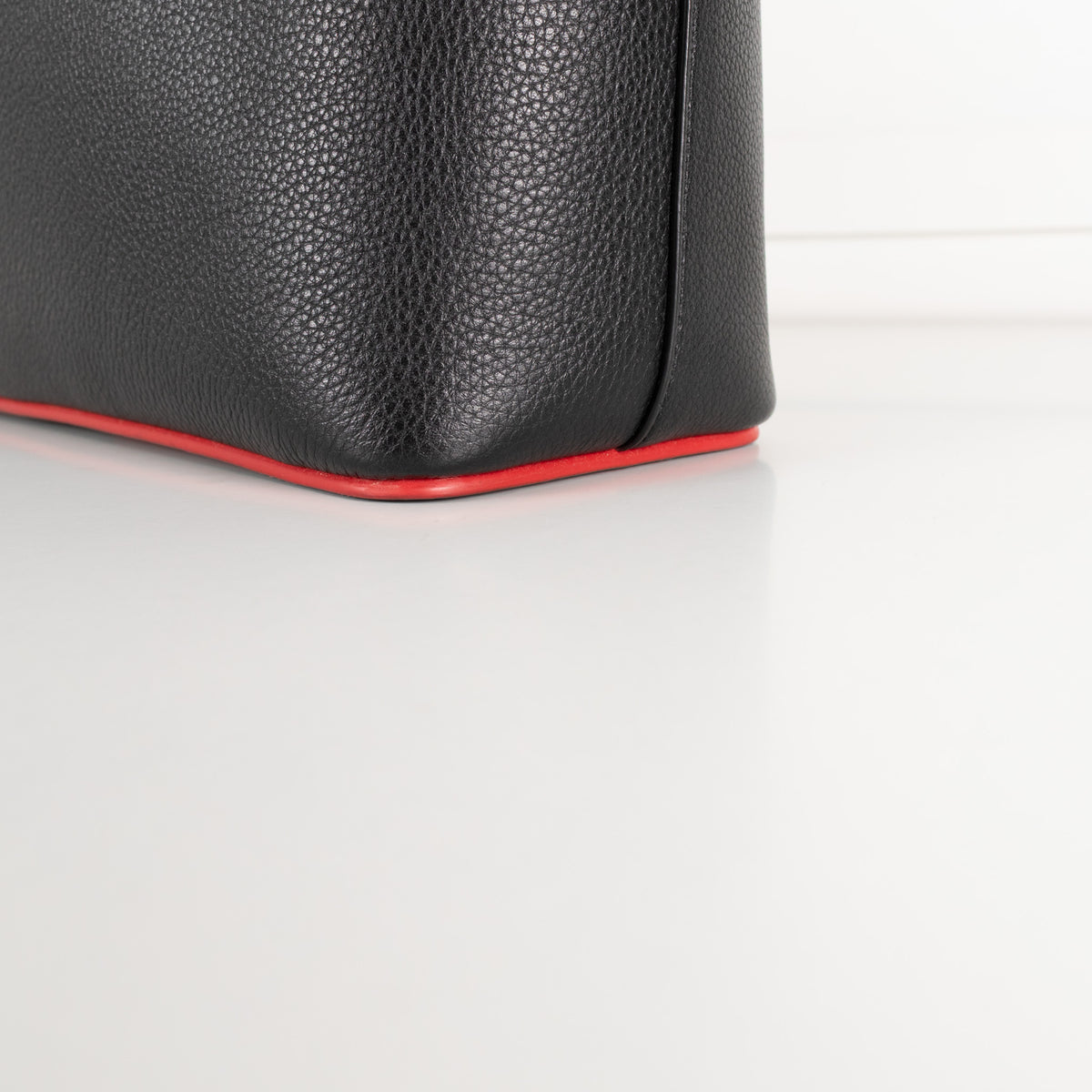 Christian Louboutin Black Cabata Small Tote Leather Bag