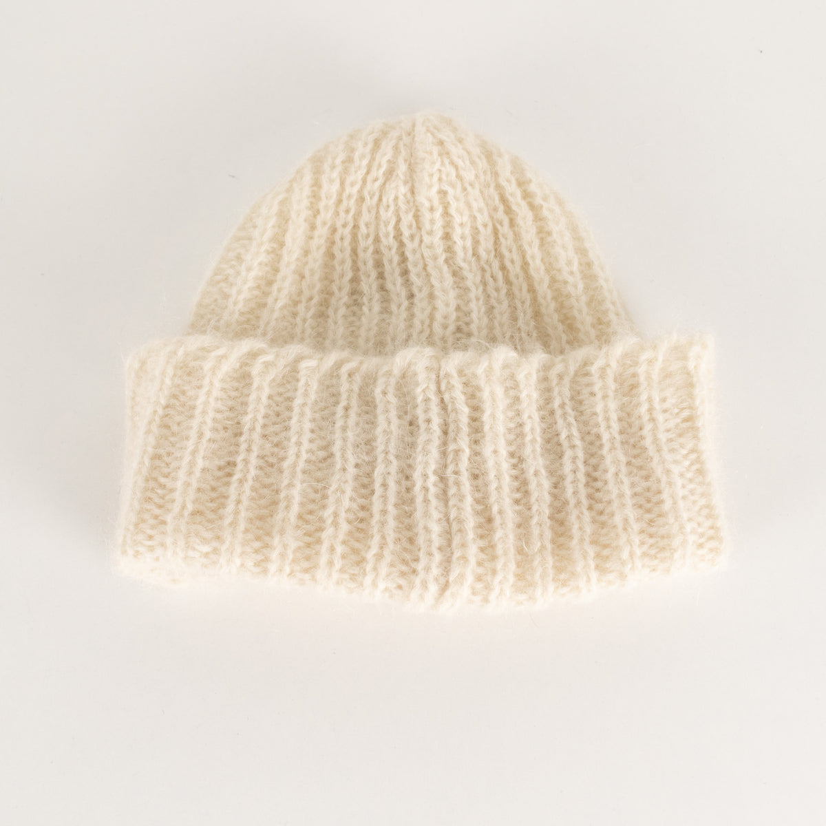 Loewe Cream Mohair Blend Beanie
