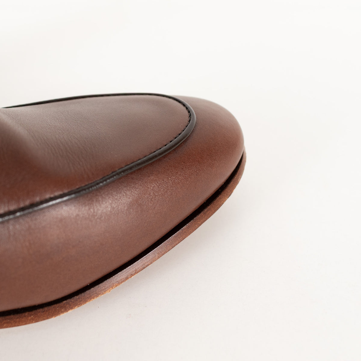 Gucci Jordaan Horsebit Leather Brown Loafer