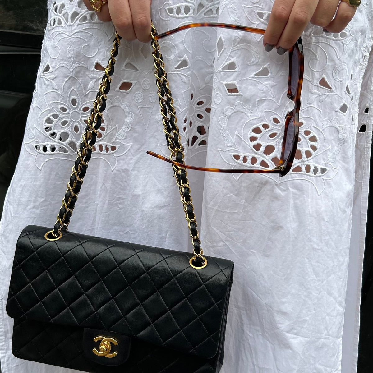 Nili Lotan Louanne White Lazer Cut Long Dress