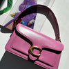 Coach Pink Tabby Chain Clutch Leather Bag