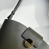 Objets Daso Green Leather Vivian Bucket Bag